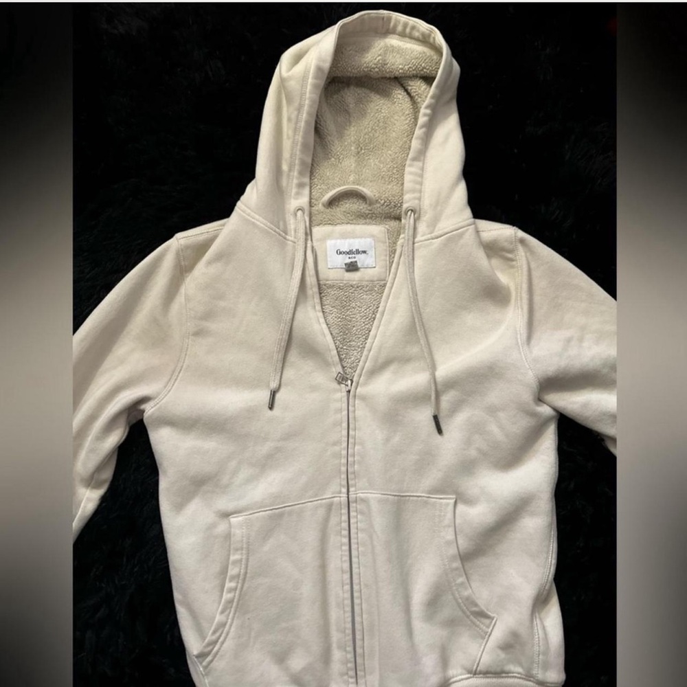 goodfellow & co cream hoodie